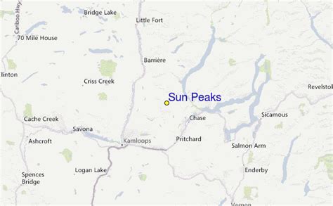 Sun Peaks Ski Resort Guide, Location Map & Sun Peaks ski holiday accommodation