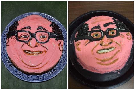 My friend's attempt at a Danny Devito cake : r/ExpectationVsReality