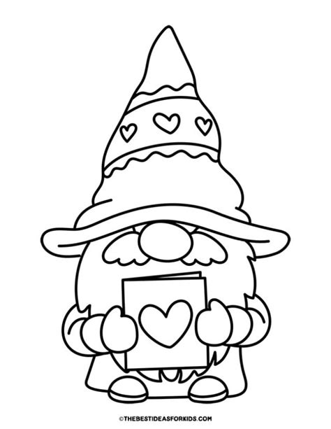 Gnome Coloring Pages (Free Printables) - The Best Ideas for Kids