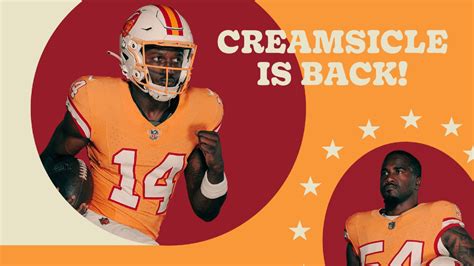 Tampa Bay Buccaneers Reintroduce Creamsicle Throwback Uniforms ...