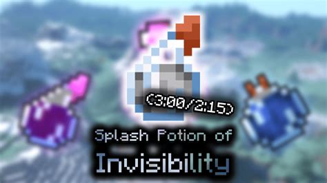 Splash Potion of Invisibility (3:00/2:15) - Wiki Guide - 9Minecraft.Net