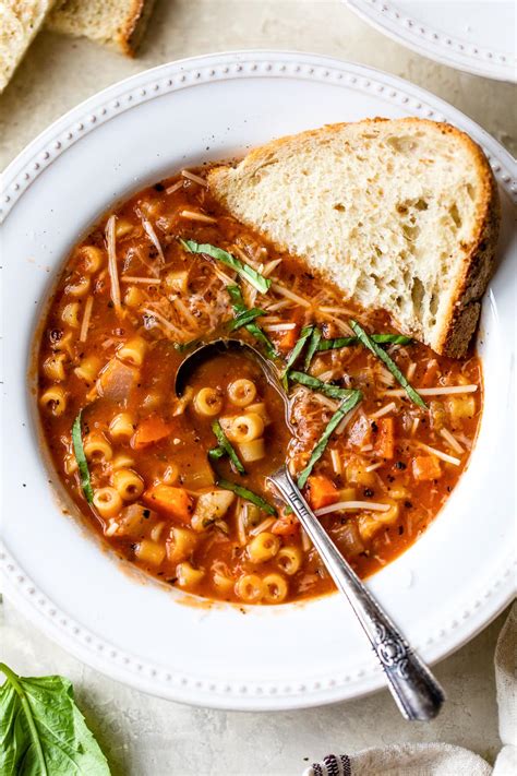 Pasta Fagioli Soup (Pasta and Beans) - Quinoa Recipe