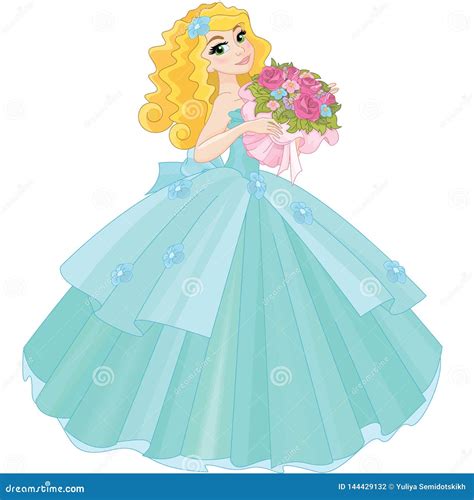 Magic Cartoon Fairy Character Cute Princess Stock Vector - Illustration ...