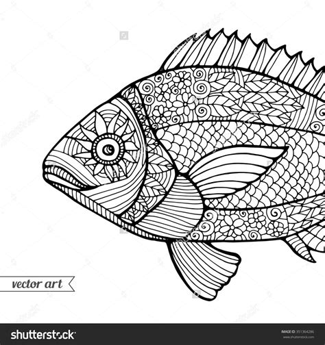 Zentangle fish pattern http://image.shutterstock.com/z/stock-vector ...