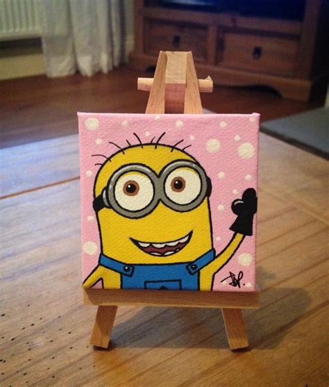 by TODD-THE-FOX on Deviantart | Kids canvas art, Minion painting, Mini ...