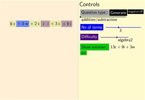 Simplifying algebraic expressions | Teaching Resources