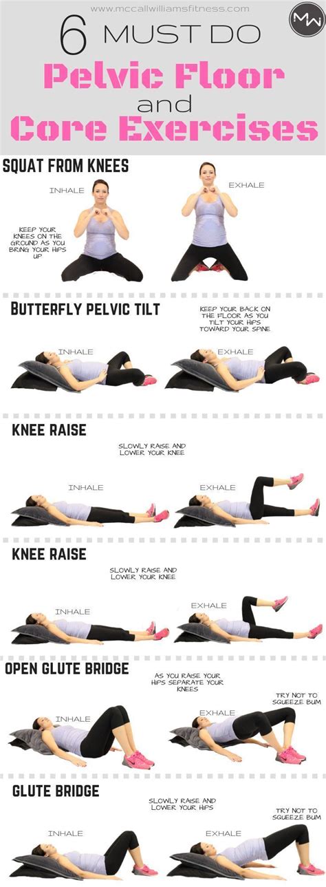 6 must-do pelvic floor and core exercises - Google Search | Post partum ...