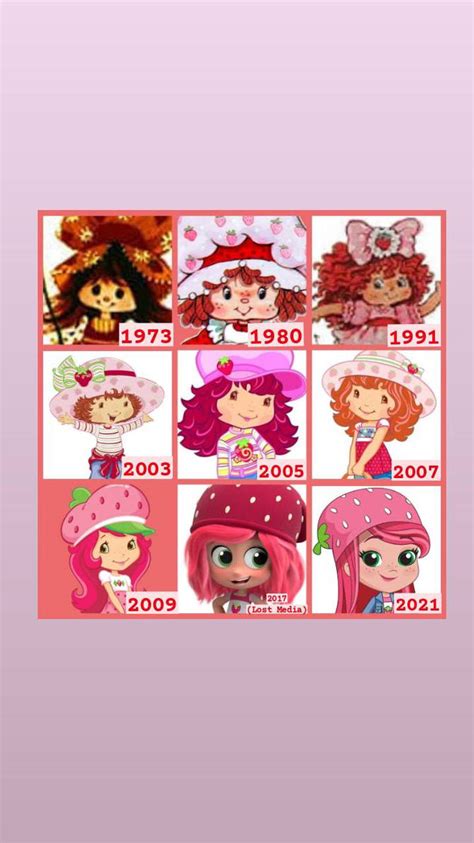 Strawberry Shortcake Evolution by vicki9973 on DeviantArt