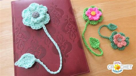 Flower Bookmark Crochet Pattern & Tutorial | Crochet bookmarks free ...