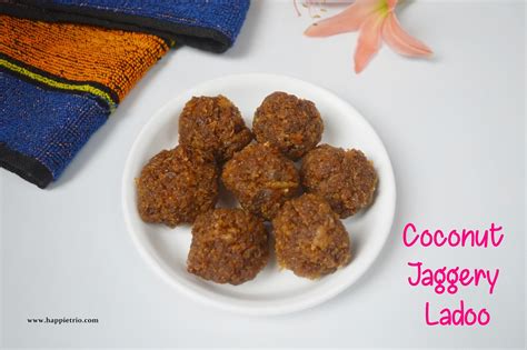 Coconut Jaggery Ladoo Recipe | No Sugar Coconut Ladoo ~ Cook with Sharmila