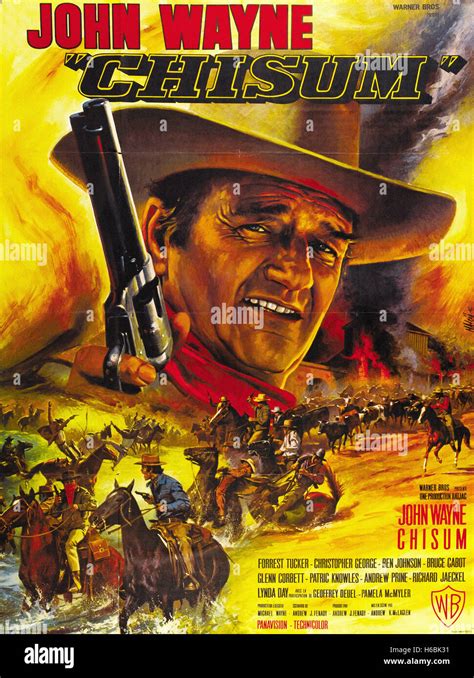 Chisum - Movie Poster Stock Photo - Alamy