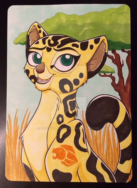 Fuli done traditionally with copic markers My first Lion Guard fanart! She will be sold at my ...