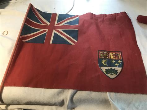 Bought a Canadian Red Ensign (1921-1957) from an antique shop : r/vexillology