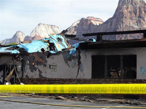 Fire destroys historic Bumbleberry Inn restaurant near Zion National Park