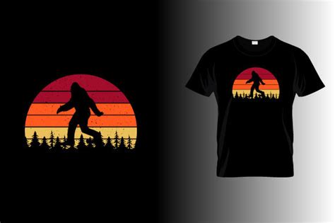 Bigfoot T-shirt Design, Bigfoot Shirt Graphic by Kanij T-Designer ...