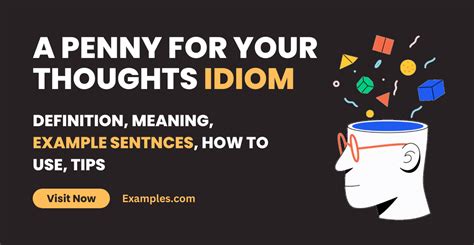 A penny for your thoughts Idiom - 19+ Examples, How to Use, PDF, Tips