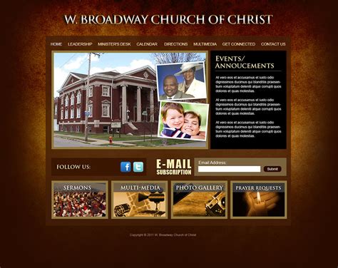 Church Website Design and Church Logo Design