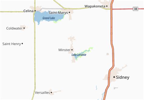 Mapa MICHELIN Minster - mapa Minster - ViaMichelin