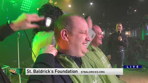 Shaving heads for St Baldrick's Foundation - YouTube