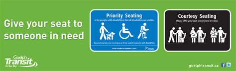 Priority and Courtesy Seating - City of Guelph