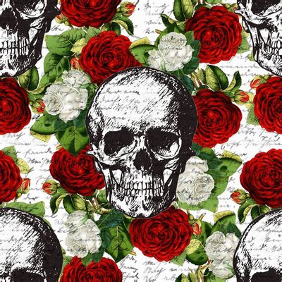 Share 81+ skull and flowers wallpaper latest - in.cdgdbentre