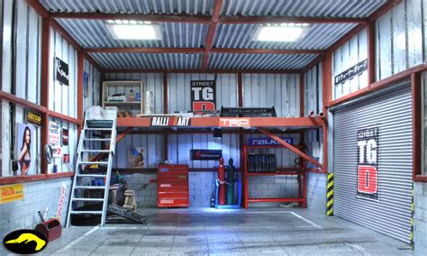 Bowerbird Garage: Street Tuner Garage Diorama (Ehra II)