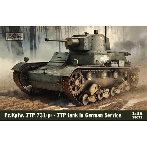 IBG 35073 Pz.Kpfw. 7TP 731(p) - 7TP Tank 1:35 Model Kit - Jadlam Toys ...