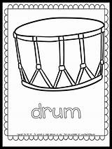 Drum Coloring Pages sketch template