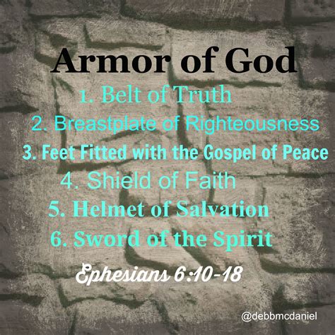 Praying on the Armor of God ~ Debbie McDaniel