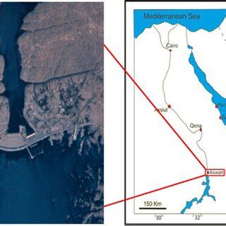 The location of Aswan High Dam in Egypt | Download Scientific Diagram