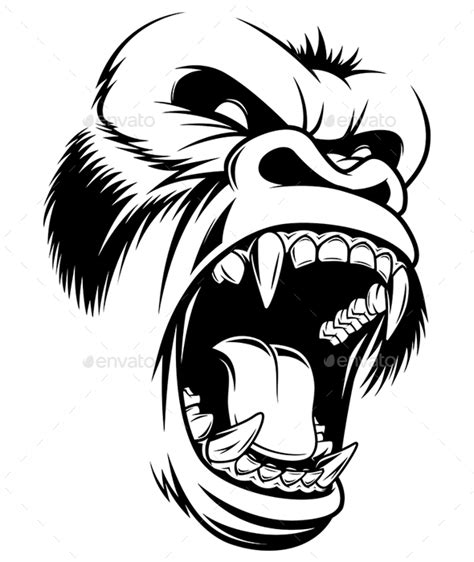 Gorilla Cartoon Drawing at GetDrawings | Free download