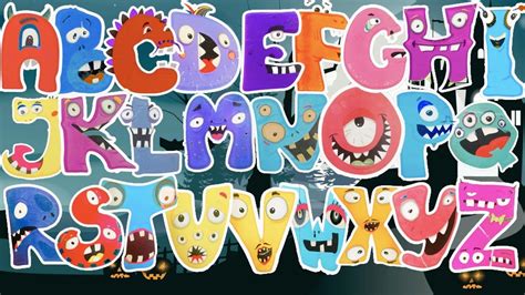 🔠 The Monster Alphabet Phonics Song | ABC Song | Nursery Rhymes | Funny Monsters for Kids - YouTube