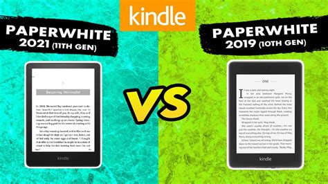 New Kindle Paperwhite 2021 Vs Kindle Paperwhite 2019 : All 10 ...