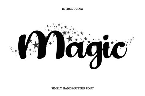 Magic Font by ONE DESIGN · Creative Fabrica