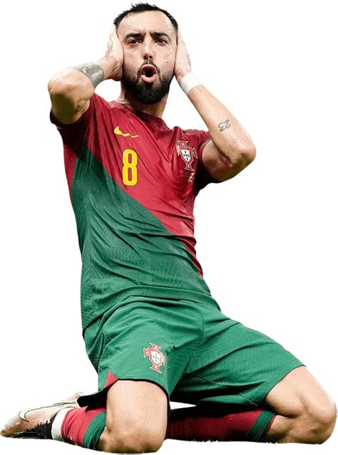 Bruno Fernandes Portugal football render - FootyRenders