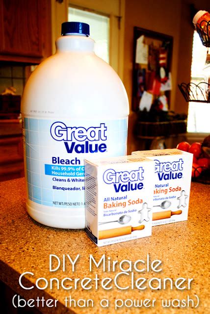 DIY Miracle Concrete Patio Cleaner - DIY Craft Projects