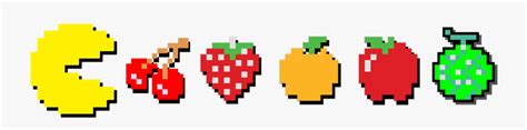 Pacman Fruit Png - Transparent Pac Man Fruits , Free Transparent Clipart - ClipartKey