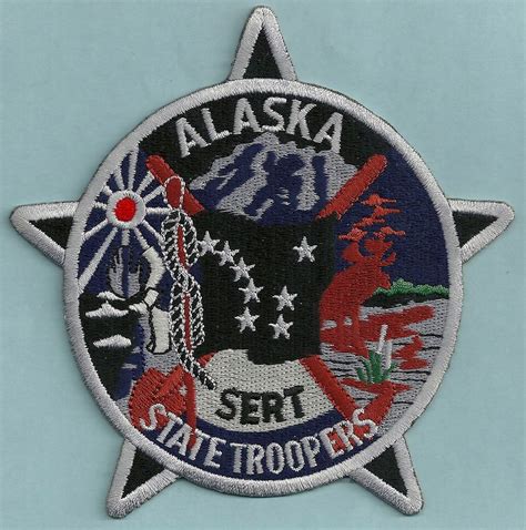 Alaska State Trooper Sert Emergency Response Team Police Patch Black ...