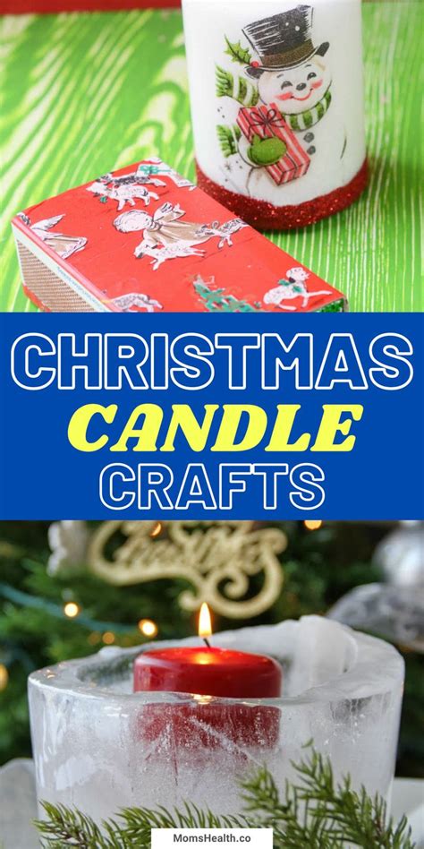 9 Creative DIY Christmas Candle Crafts | Christmas candle crafts, Christmas decoupage, Candle craft