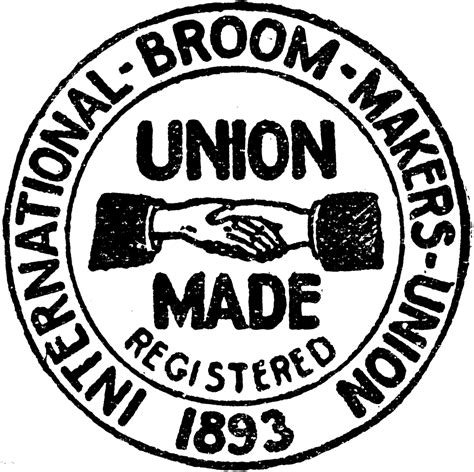 Broommakers Union Label | ClipArt ETC