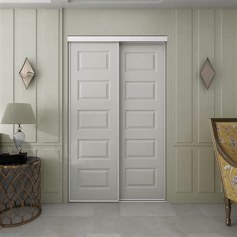 Colonial Elegance Rockport 3 1/2-in x 48-in x 80 1/2-in Primed White MDF Indoor Sliding Door ...