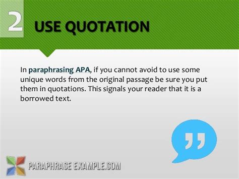 How To Paraphrase APA Style