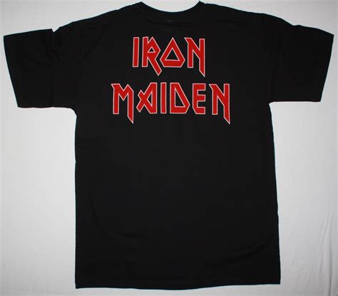 IRON MAIDEN THE TROOPER NEW BLACK T-SHIRT