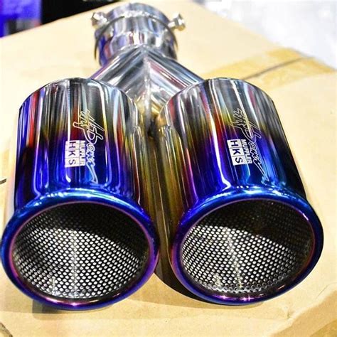 Hks titanium exhaust tips | Motorcycle exhaust, Corolla hatchback, Bmw cars