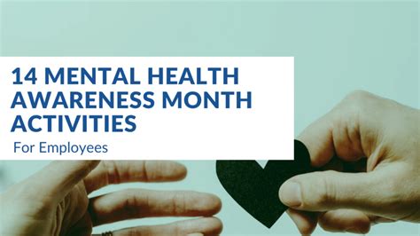 14 Mental Health Awareness Month Activities for Employees