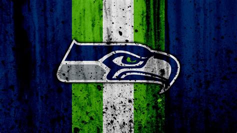 Seattle Seahawks Logo In Green White Background 4K HD Seattle Seahawks ...