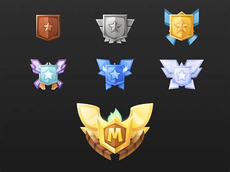 Fortnite Master Rank Icons | Crystal drawing, Badge design, 2d game art