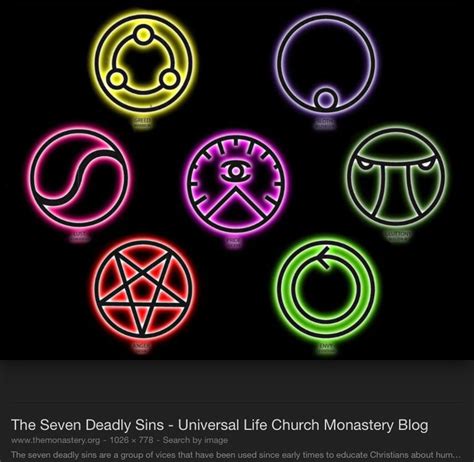 Seven deadly sins symbols -google search. | Seven deadly sins symbols, Seven deadly sins, 7 ...