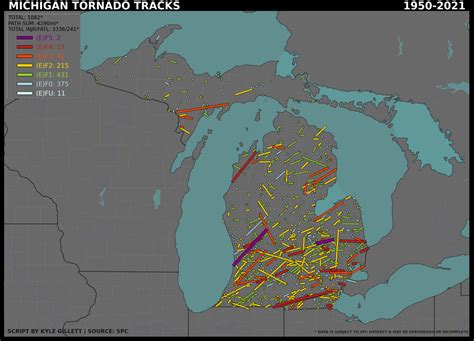 Michigan Tornado History – Kyle J Gillett Weather & Photography