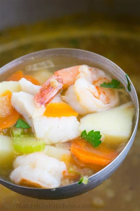 Fish and Shrimp Soup (Ukha Recipe) - Natasha's Kitchen